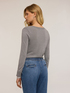 Lurex sweater with inserts image number 1