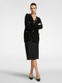 Straight skirt in Milano stitch image number 0