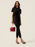 Skinny cotton blend trousers image number 0