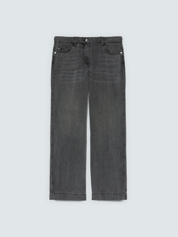 Jeans Regular gris lavado