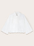 Camicia crop con ricamo di perline image number 4
