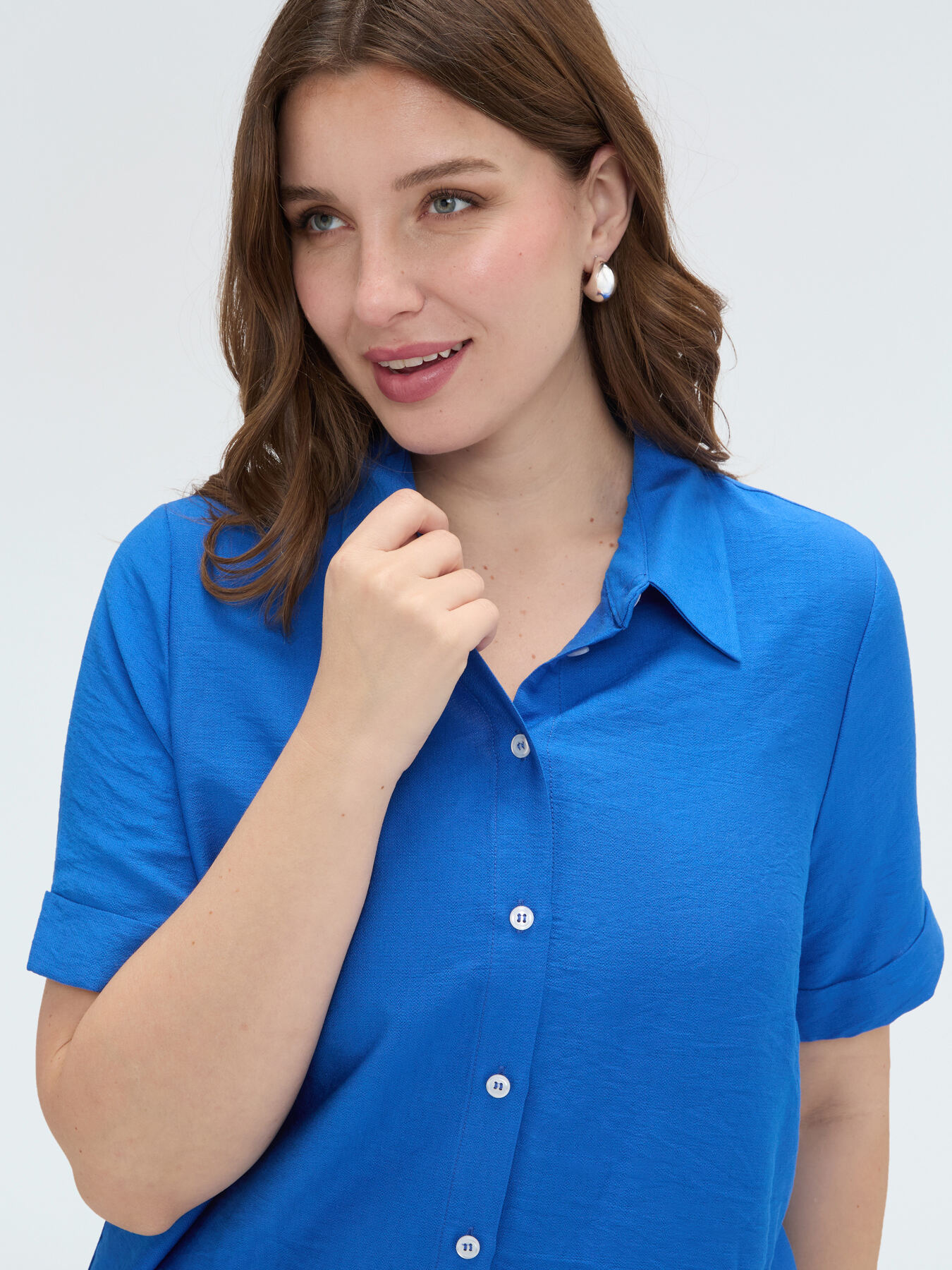 Camicia in misto viscosa image number 2