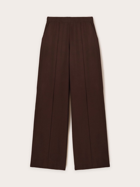Pantalones palazzo de satén