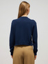 Cotton blend cardigan with jewel details image number 1