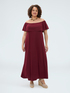 Robe longue Chill &agrave; &eacute;paules d&eacute;nud&eacute;es avec volants image number 2
