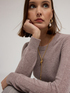 Cashmere sweater with ribbed sleeves image number 3