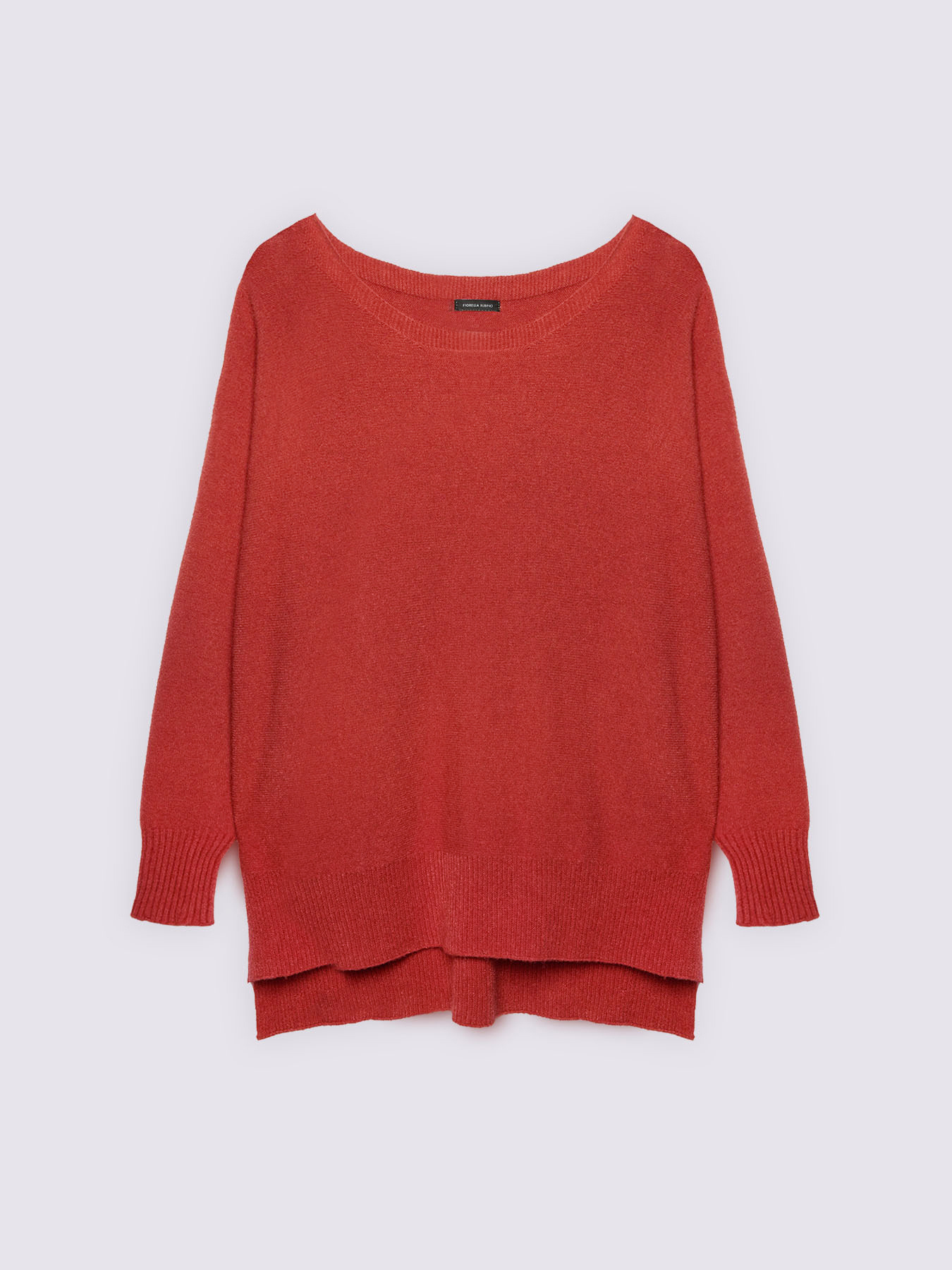 Crew neck sweater in viscose blend image number 4