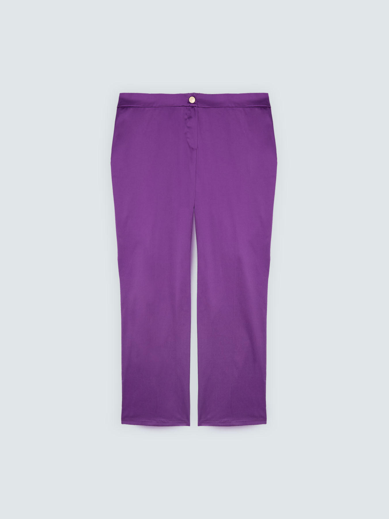Regular stretch cotton trousers image number 4