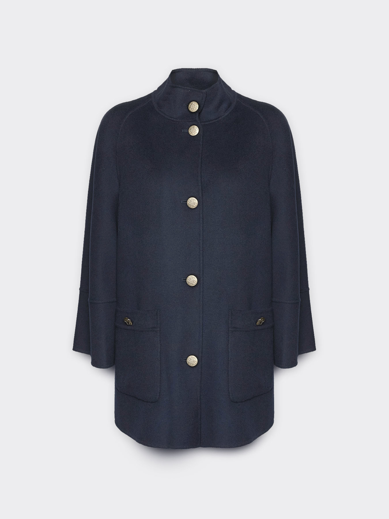 Short double-fabric coat image number 4