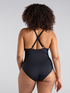Tummy control spotted one-piece swimsuit image number 3