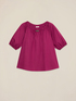 Off-shoulder cotton blouse image number 4