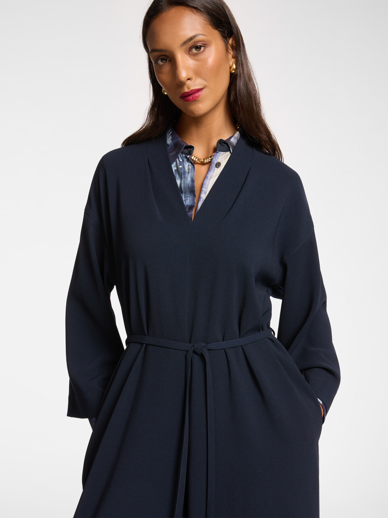 Jumpsuit with belt image number 3