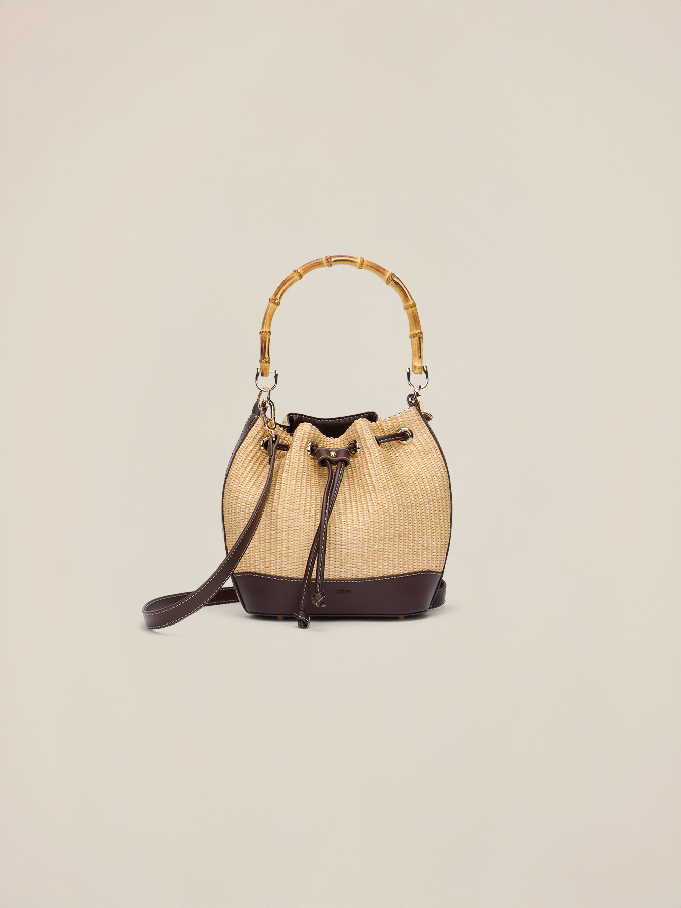 Woven bucket bag image number 0
