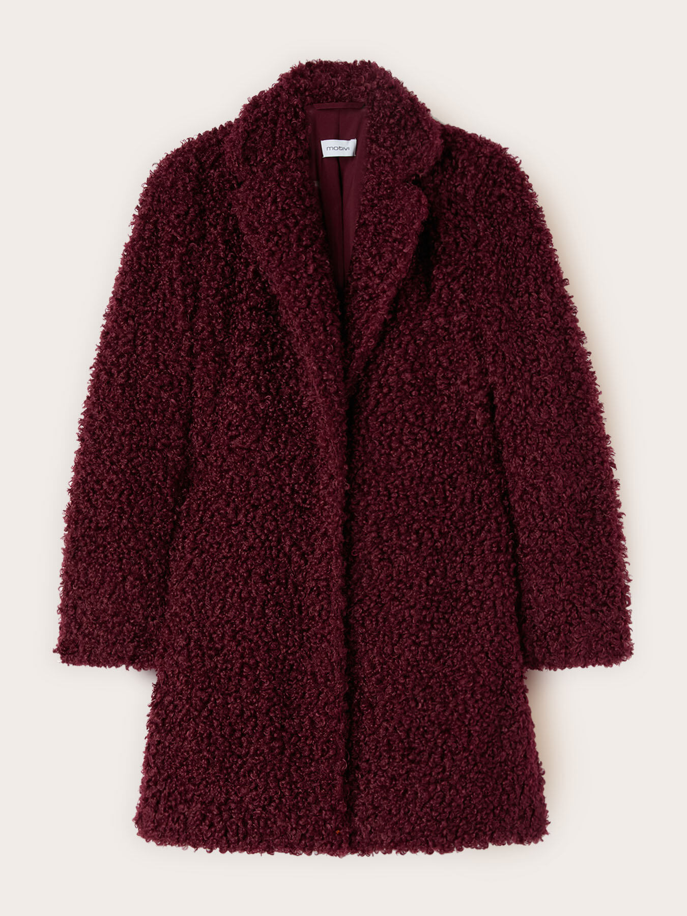 Cappotto oversize in panno bouclé image number 4