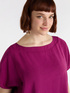 Boxy opaque satin blouse image number 3