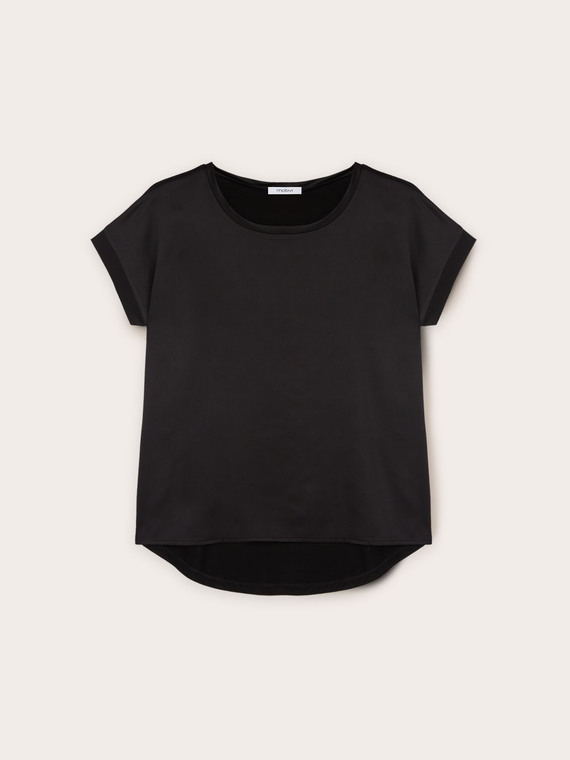 T-shirt bimaterica