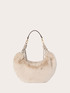 Plush effect hobo bag image number 2