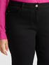 Kick Flare Jeans total black image number 3