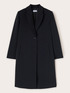 Cappotto monopetto in tessuto crêpe image number 4