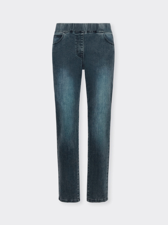 Pull-on jeggings with 5 pockets, "Pat"