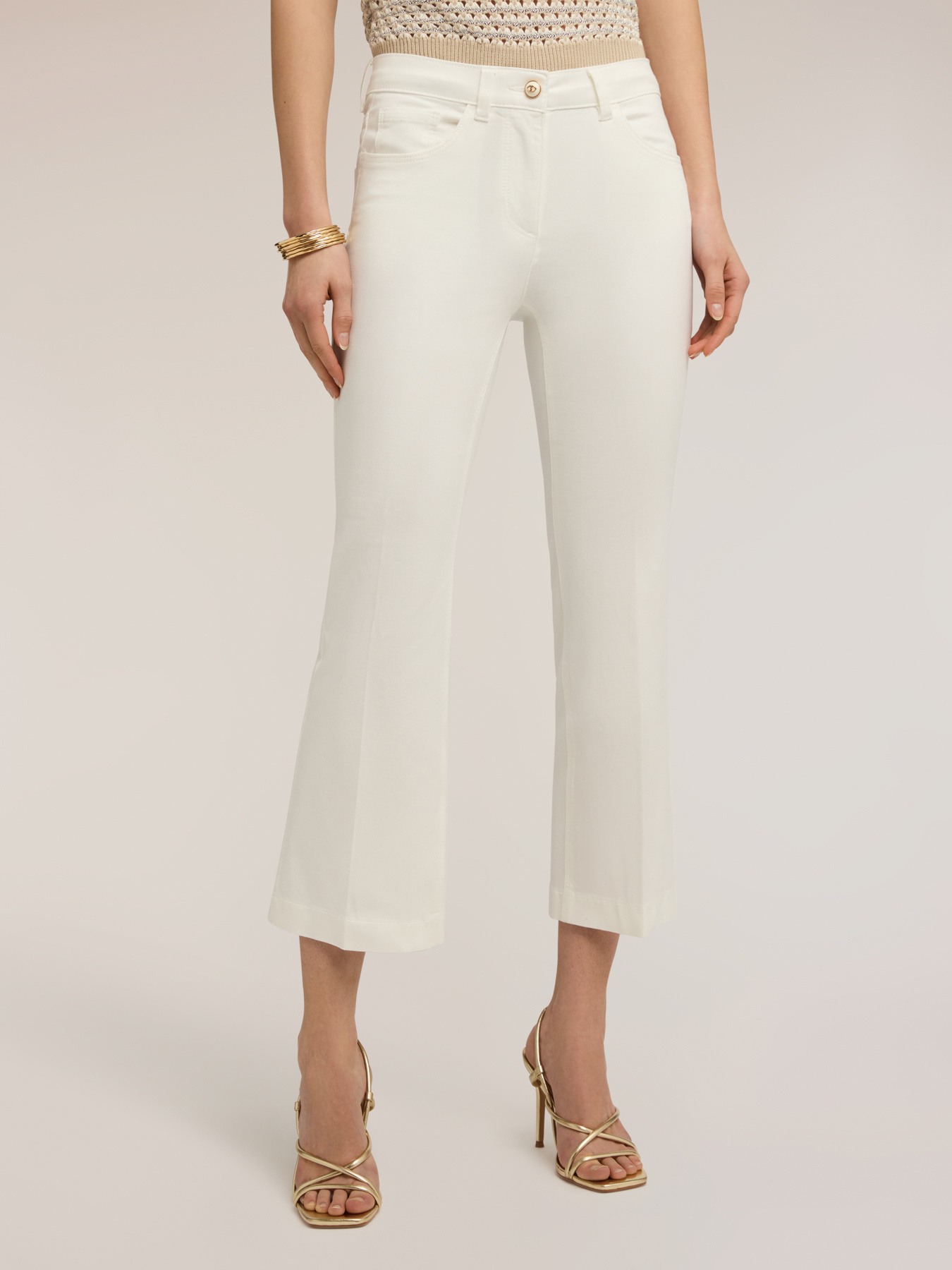 Kick flare drill pants image number 2