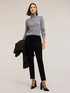 Pantaloni skinny din tricot milano image number 2