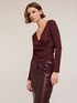 Maglia ad incrocio a coste lurex image number 2
