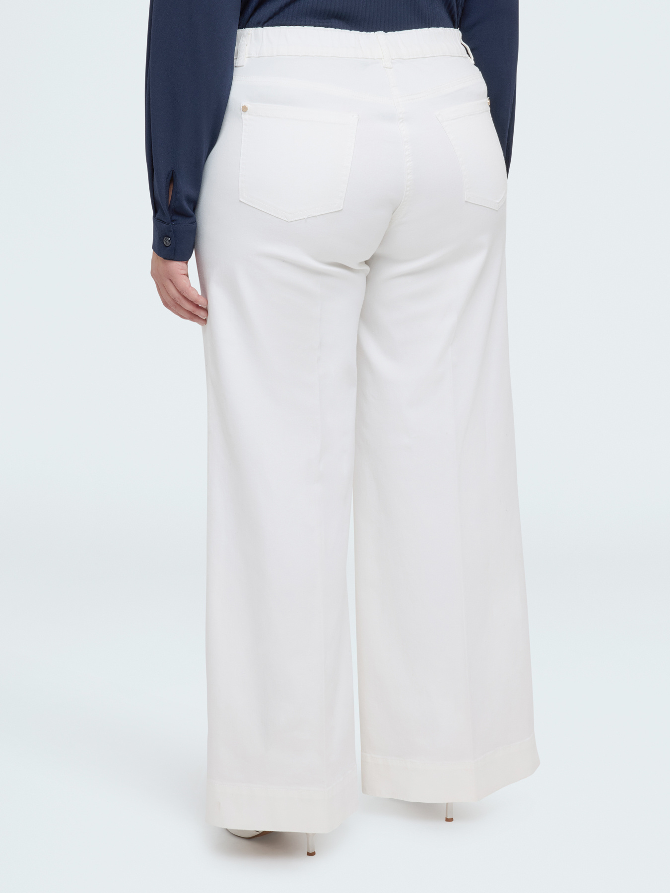 Pantalon Wide Leg en coton image number 1
