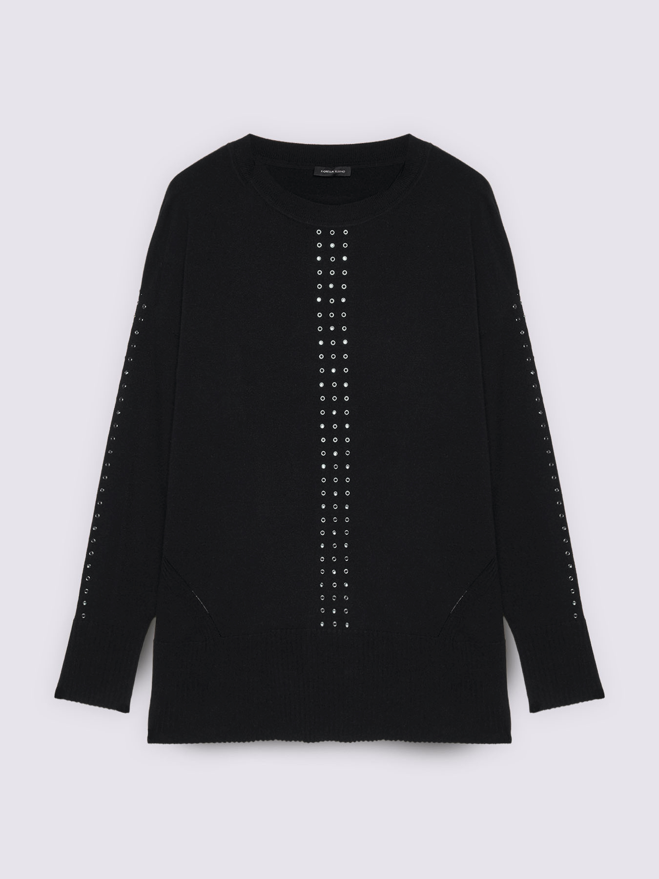 Sweater with glittery appliqués image number 4