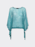 Blusa in georgette stampata image number 4