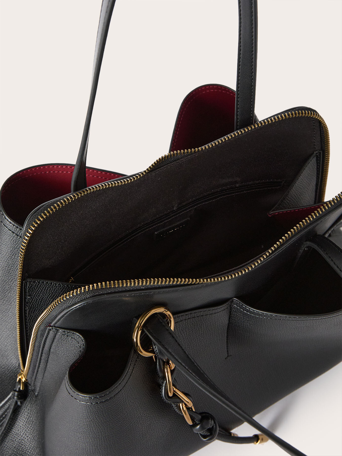 Coated fabric tote bag image number 4