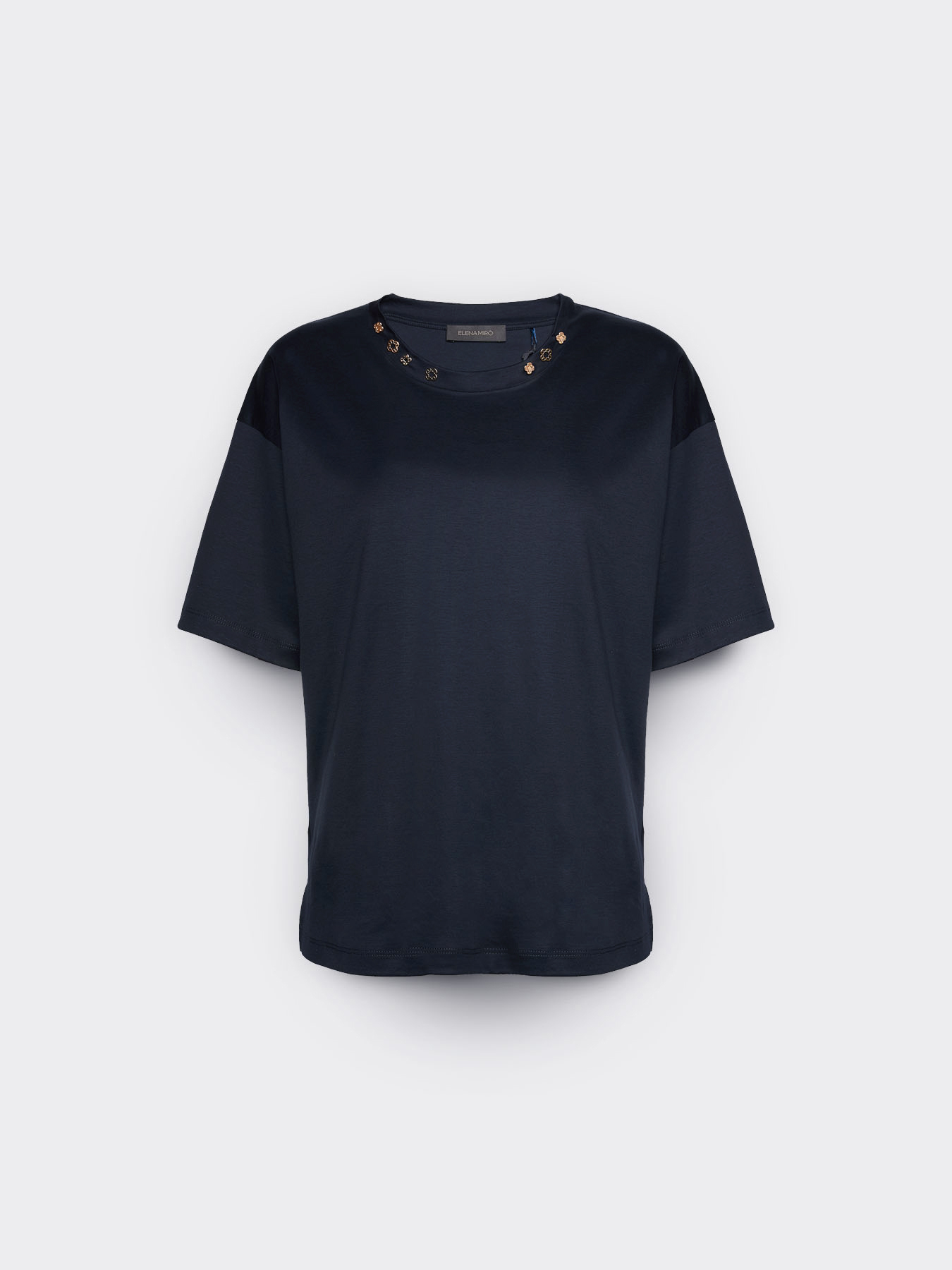 T-shirt with Monogram appliqu&eacute;s image number 4