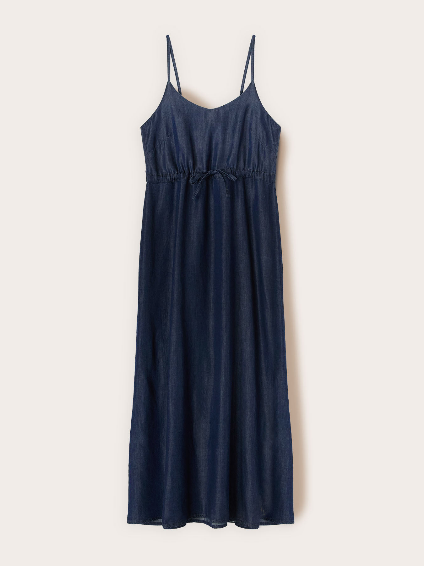 Rochie lungă din denim lyocell image number 4