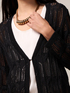 Long openwork cardigan image number 2