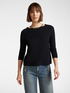 Basic sweater with boat neck image number 0