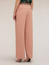 Pantalon large en satin avec passepoil latéral image number 1