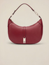 Shoulder bag with zip and metal charm image number 1