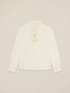 Silk blend muslin blouse image number 3