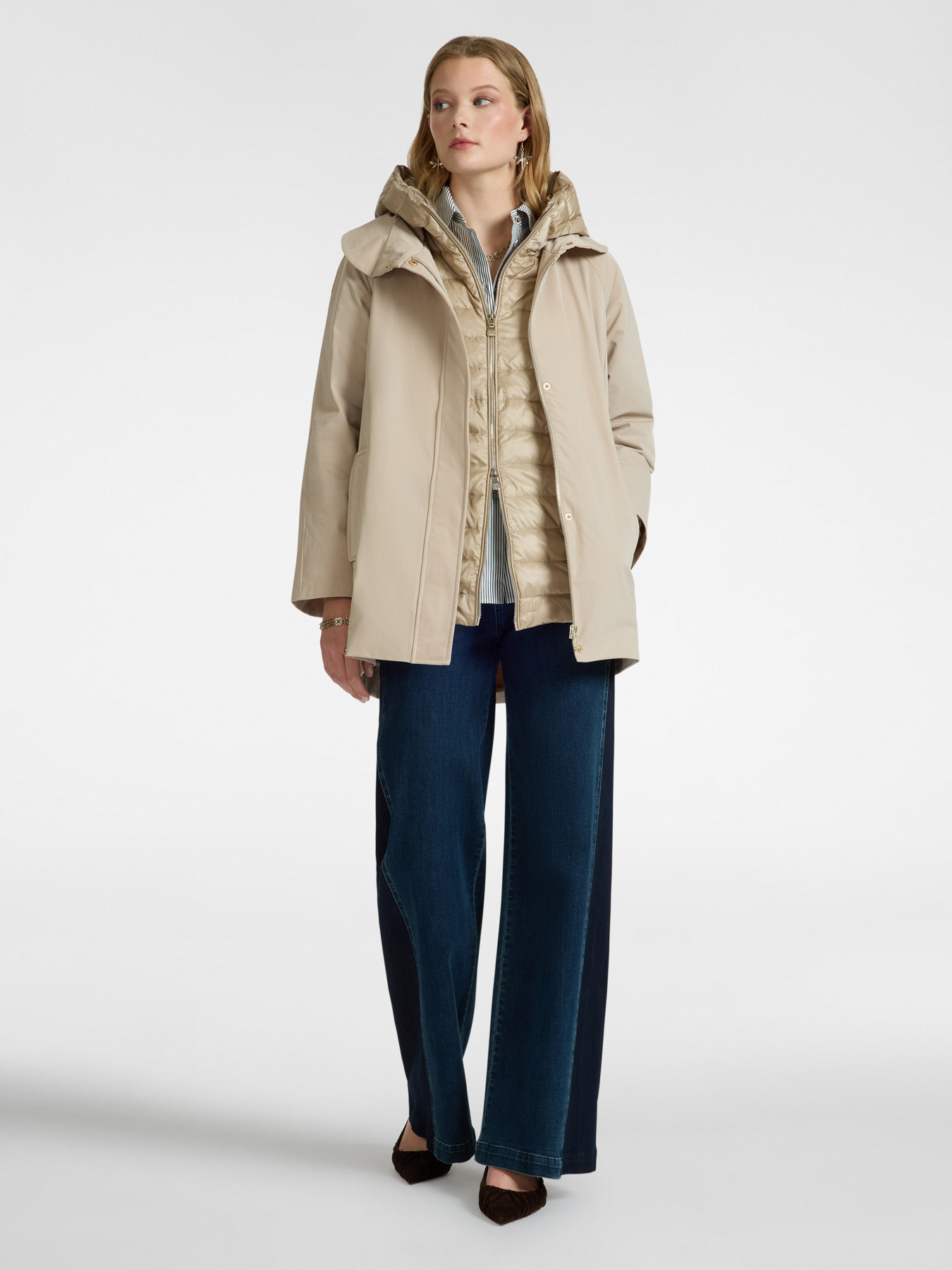 Daunenjacke im Lagenlook image number 2