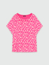 T-shirt boxy avec imprimé sur le devant image number 4