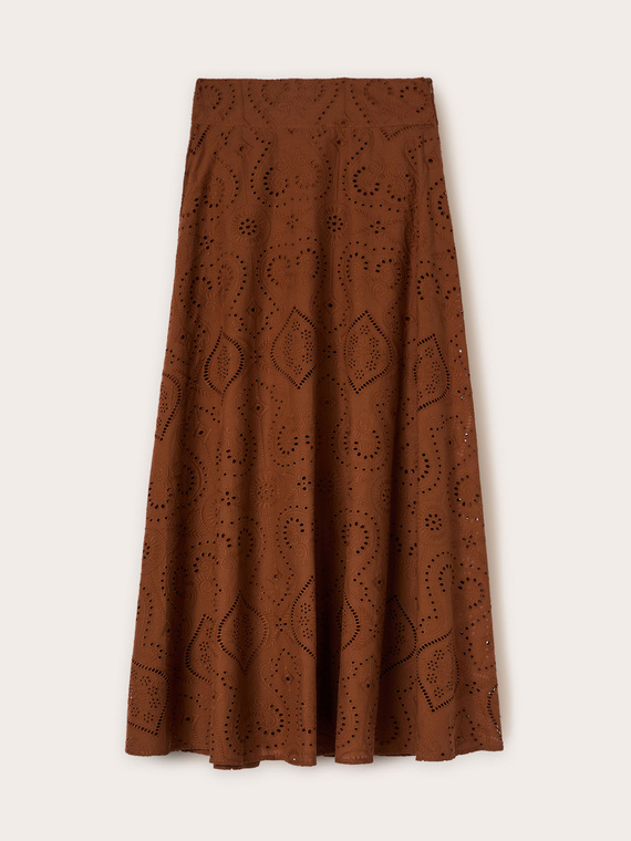 Long eyelet lace dress