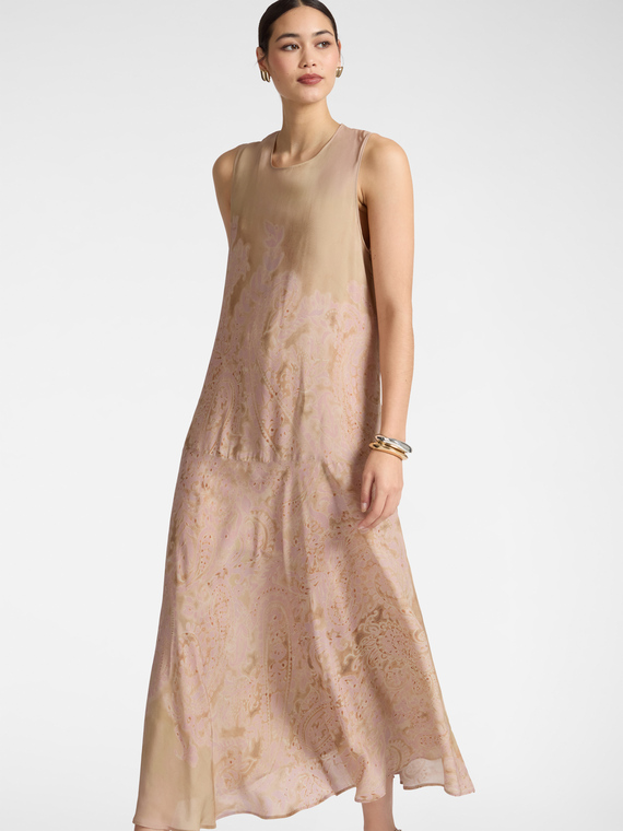 Long printed dress
