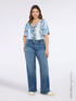 Regular jeans with frayed hem image number 0
