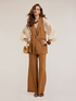 Gilet monopetto gessato misto modal image number 2
