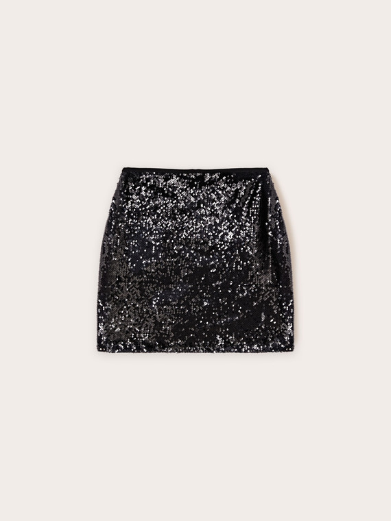 Sequin miniskirt