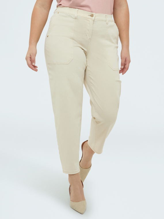 Karotten-Hose aus Baumwolle