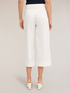 Pantaloni cropped din p&acirc;nză amestec bumbac image number 1