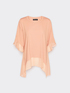 Camiseta com bordas de georgette image number 4