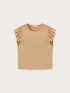 T-shirt with jewelled neckline image number 4