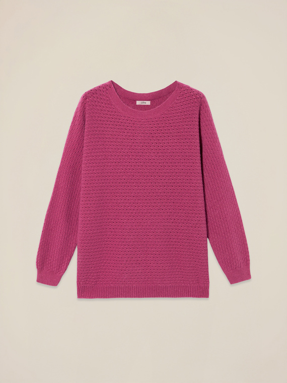 Maglia misto viscosa lavorazione traforata